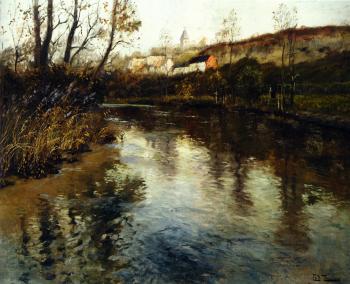 弗裡茨 陶洛 Elvelandskap, River Landscape 弗裡茨 陶洛 Elvelandskap, River Landscape